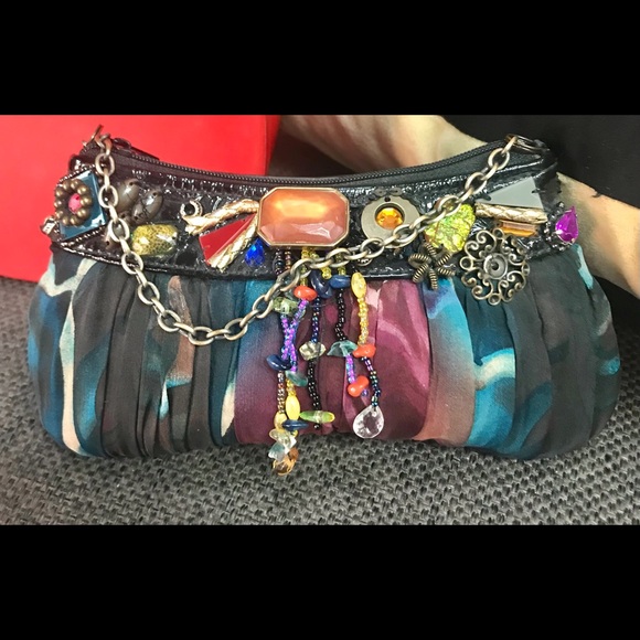 Mary Frances one of a kind embellished mini bag - Picture 1 of 14